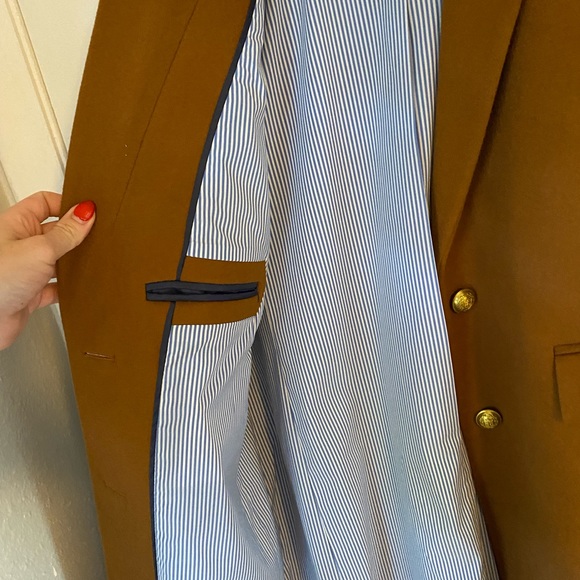 J CREW COLLECTIONS camel coat - Picture 4 of 9